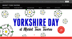 Desktop Screenshot of markettowntaverns.co.uk